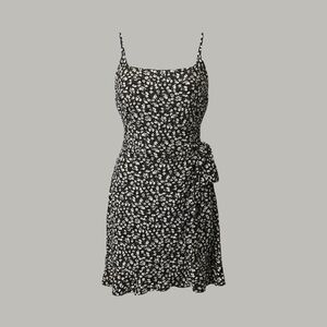Floral Tie Waist Dress